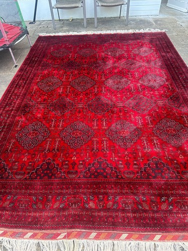 Handwoven afghan rug - handwoven,