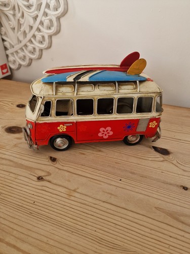 Vintage metal campervan - vintage,
