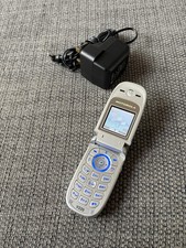 Motorola V220 Flip Mobile Phone Tesco Network Fully working Silver Retro