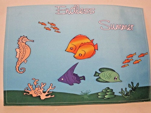 Endless summer table placemats - endless,