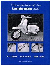 LAMBRETTA TV200 , SX200 & GP200 (1963-71) DESIGN & DEVELOPMENT HISTORY BOOK