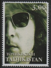 The beatles 2001 mnh stamp - beatles,
