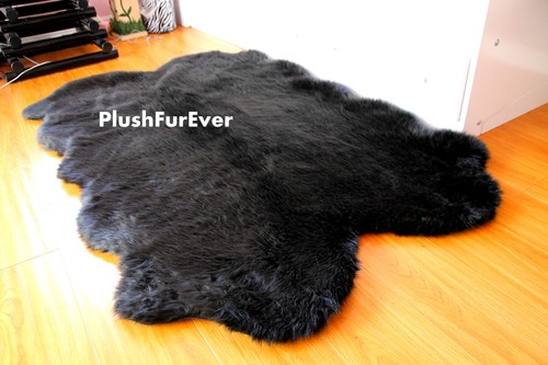 Large sheepskin rug lodge - 84",