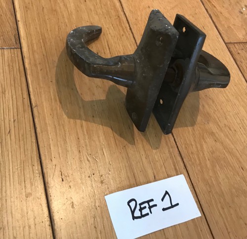Vintage metal lever door - lever,