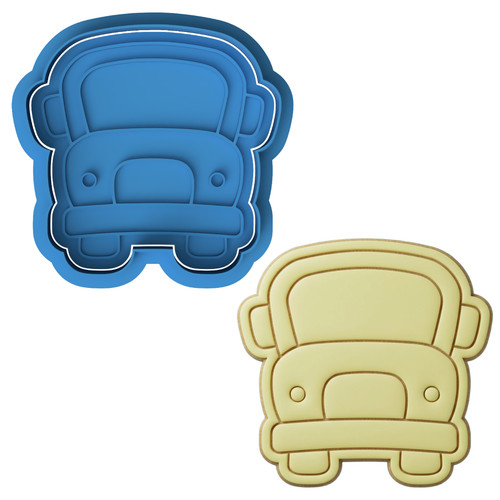 Cute school bus - bus, cutter