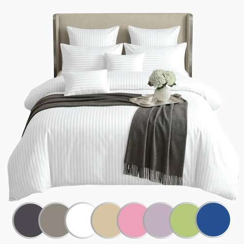 Hotel quality satin - hotel, stripe