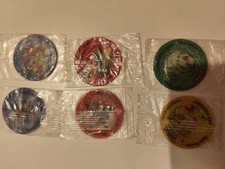 6x Pokémon Tazos Pogs walkers