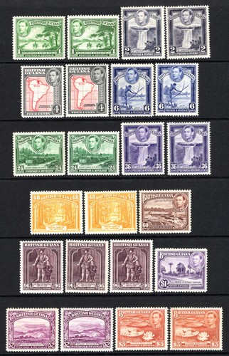 British guiana kgvi - british,