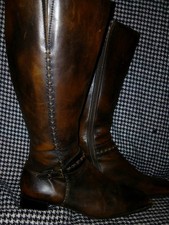 Tamaris Brown Leather Knee