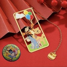 Disney Winnie the Pooh & Friends Bookmark +FREE Badge Gift 4 Disney Fans/Readers