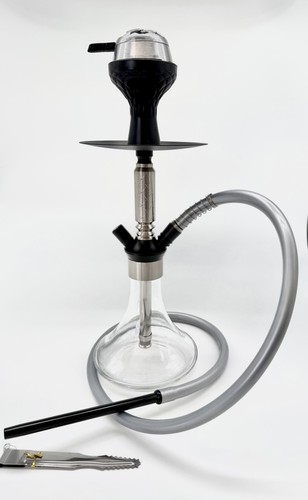 Shisha hookah pipe - pipe,, silver