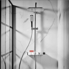 Triton Push Button Bar Diverter Mixer Shower - Chrome Brand New (Open Box) 