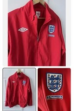 Men's Umbro England Jacket Large Retro Rare Vintage Football Immaculate.
