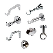 Trade Pole 35mm Metal Curtain