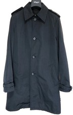 Prada Mens Water Repellent Belted Tench Coat Black SIZE L IT50 RRP £1,490