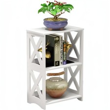 White Small Bedside Table