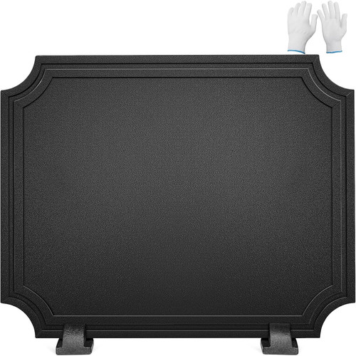 Iron fireplace fireback - 20",