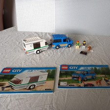 LEGO City Set 60117 Van Caravan Building Kit Mint Condition