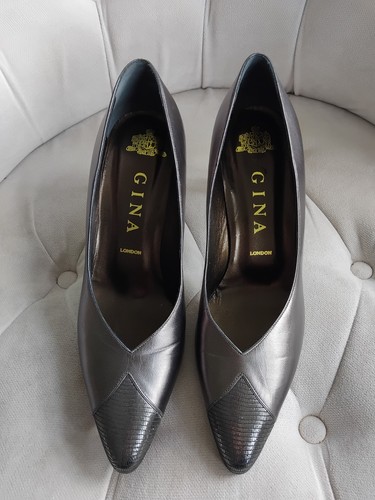 Gina london grey leather - london,