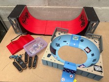 A Collection of Tech Deck Daewon Mega Bowl X-Connect Park Creator, Mega Ramp, an