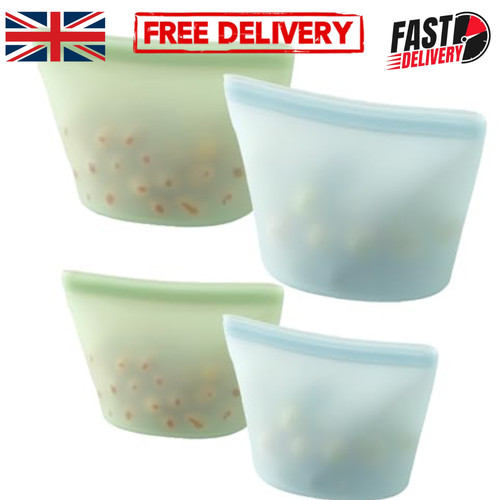 Pack reusable silicone food - 4,
