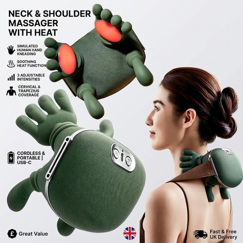 Neck massager with - neck, heat