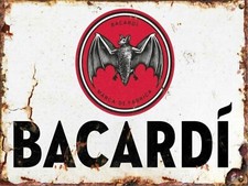 Bacardi Signs Metal Plaque