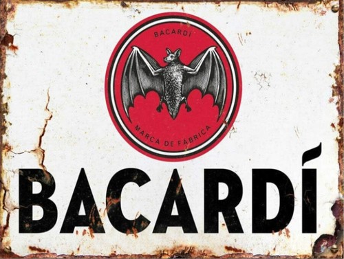 Bacardi signs metal - bacardi,