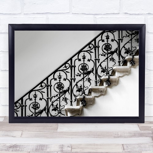 Forged handrail staircase - forged,