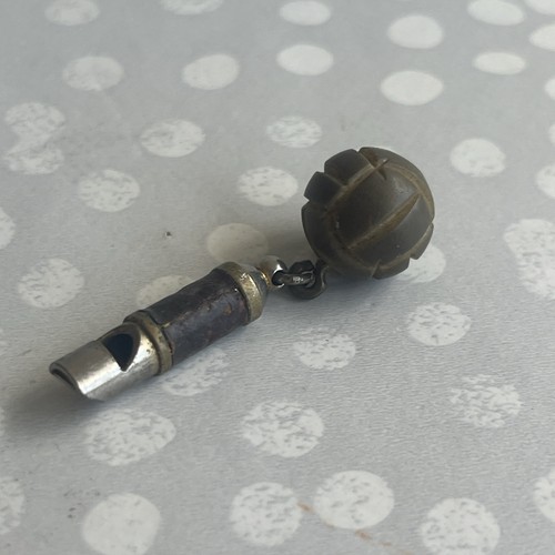 Vintage metal whistle 3cm - vintage, 2.3cm