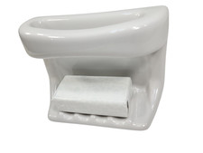 Vintage White Ceramic Soap