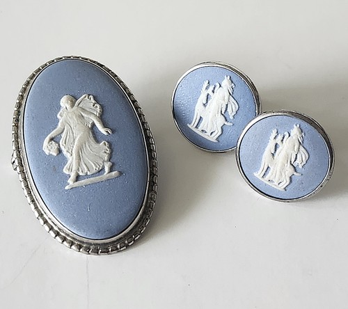 Vtg wedgwood blue cameo - wedgwood,