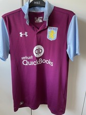 Aston Villa Youth home football shirt,  size (YXL) 16/17 season, under armour