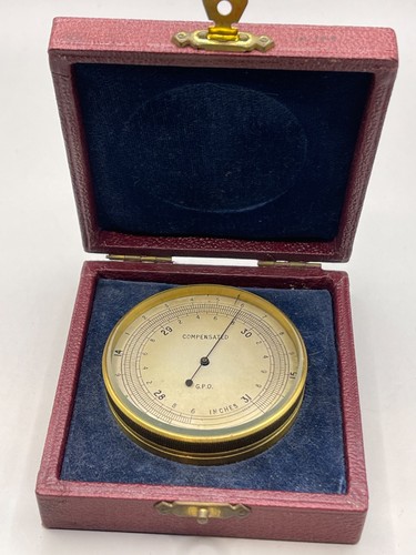 Antique barometer compensated - antique,