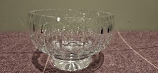 Thomas Webb Signed Crystal Footed Rose Bowl