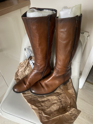 Gabor ladies leather boots - leather, ex