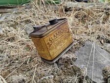 Vintage Oil Can Slaknoid Rust Solvent Tar Remover