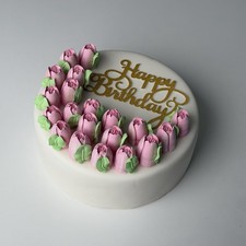 Edible tulips cake toppers - edible,