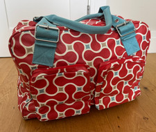 Mamas & Papas Changing Bag Red patterned - VGC