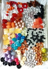 Large Job Lot Assorted Acrylic Beads for jewellery making, Crafts Etc Z14