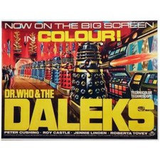 Doctor Who and the Daleks 35mm Film Cell strip very Rare var_e