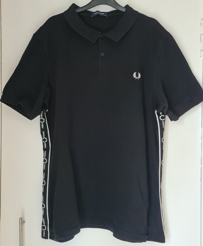 Fred perry black taped side - perry,