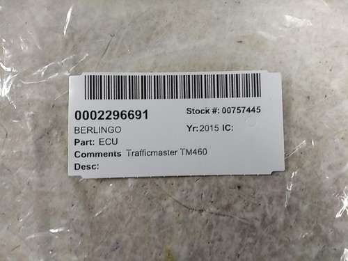 Ecu berlingo citroen - citroen, 1.6l