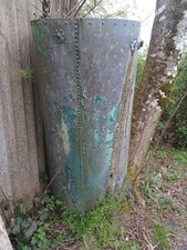 Vintage galvanised riveted - galvanised,
