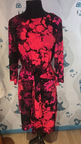 Pretty pink red belted - pretty,