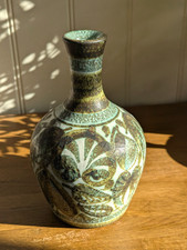 Vintage Glyn Colledge Studio Pottery Vase | Signed | Denby Glynn Ware | MCM 1960