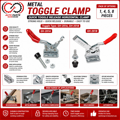 Metal toggle clamp quick - metal,