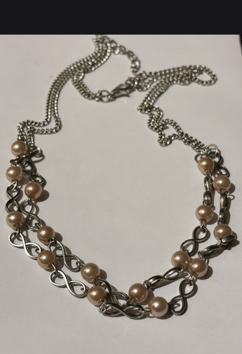 Antique pearl necklace kept - pearl,