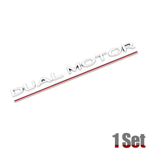Dual motor emblem - motor,