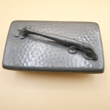 Pewter And Glass Sardine